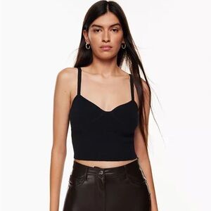 Aritzia Wilfred Sicily Top/Tank, Black